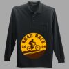 Long Sleeve Silk Touch Polo with Pocket Thumbnail