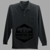 Long Sleeve Silk Touch Polo with Pocket Thumbnail