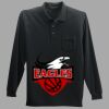 Long Sleeve Silk Touch Polo with Pocket Thumbnail