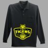 Long Sleeve Silk Touch Polo with Pocket Thumbnail