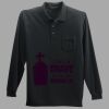 Long Sleeve Silk Touch Polo with Pocket Thumbnail