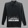 Long Sleeve Silk Touch Polo with Pocket Thumbnail