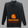 Long Sleeve Silk Touch Polo with Pocket Thumbnail