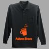 Long Sleeve Silk Touch Polo with Pocket Thumbnail