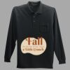 Long Sleeve Silk Touch Polo with Pocket Thumbnail