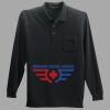 Long Sleeve Silk Touch Polo with Pocket Thumbnail