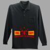 Long Sleeve Silk Touch Polo with Pocket Thumbnail
