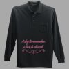 Long Sleeve Silk Touch Polo with Pocket Thumbnail