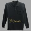 Long Sleeve Silk Touch Polo with Pocket Thumbnail