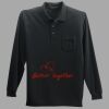 Long Sleeve Silk Touch Polo with Pocket Thumbnail