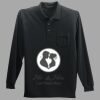 Long Sleeve Silk Touch Polo with Pocket Thumbnail