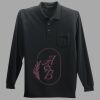 Long Sleeve Silk Touch Polo with Pocket Thumbnail