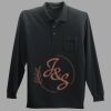 Long Sleeve Silk Touch Polo with Pocket Thumbnail