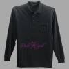 Long Sleeve Silk Touch Polo with Pocket Thumbnail