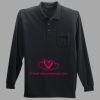 Long Sleeve Silk Touch Polo with Pocket Thumbnail