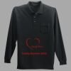 Long Sleeve Silk Touch Polo with Pocket Thumbnail