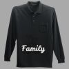 Long Sleeve Silk Touch Polo with Pocket Thumbnail