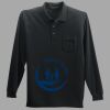 Long Sleeve Silk Touch Polo with Pocket Thumbnail