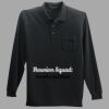 Long Sleeve Silk Touch Polo with Pocket Thumbnail