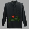 Long Sleeve Silk Touch Polo with Pocket Thumbnail