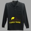 Long Sleeve Silk Touch Polo with Pocket Thumbnail