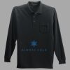 Long Sleeve Silk Touch Polo with Pocket Thumbnail