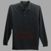 Long Sleeve Silk Touch Polo with Pocket Thumbnail
