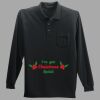Long Sleeve Silk Touch Polo with Pocket Thumbnail