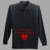 Long Sleeve Silk Touch Polo with Pocket Thumbnail