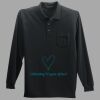 Long Sleeve Silk Touch Polo with Pocket Thumbnail