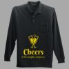 Long Sleeve Silk Touch Polo with Pocket Thumbnail