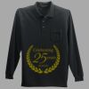 Long Sleeve Silk Touch Polo with Pocket Thumbnail
