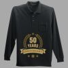 Long Sleeve Silk Touch Polo with Pocket Thumbnail
