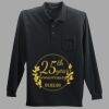 Long Sleeve Silk Touch Polo with Pocket Thumbnail