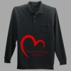 Long Sleeve Silk Touch Polo with Pocket Thumbnail