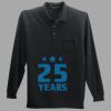 Long Sleeve Silk Touch Polo with Pocket Thumbnail