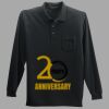 Long Sleeve Silk Touch Polo with Pocket Thumbnail