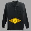 Long Sleeve Silk Touch Polo with Pocket Thumbnail
