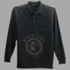 Long Sleeve Silk Touch Polo with Pocket Thumbnail