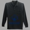 Long Sleeve Silk Touch Polo with Pocket Thumbnail