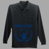 Long Sleeve Silk Touch Polo with Pocket Thumbnail
