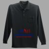 Long Sleeve Silk Touch Polo with Pocket Thumbnail