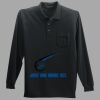 Long Sleeve Silk Touch Polo with Pocket Thumbnail