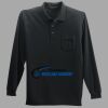 Long Sleeve Silk Touch Polo with Pocket Thumbnail