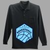 Long Sleeve Silk Touch Polo with Pocket Thumbnail
