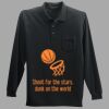 Long Sleeve Silk Touch Polo with Pocket Thumbnail