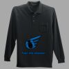 Long Sleeve Silk Touch Polo with Pocket Thumbnail
