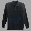 Long Sleeve Silk Touch Polo with Pocket Thumbnail