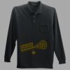 Long Sleeve Silk Touch Polo with Pocket Thumbnail