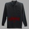 Long Sleeve Silk Touch Polo with Pocket Thumbnail